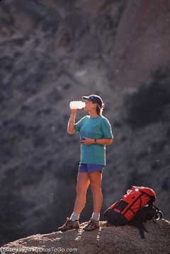 Mountain Climbing Drinking