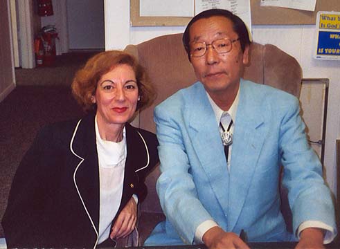 Dr. Fullam with Dr. Emoto